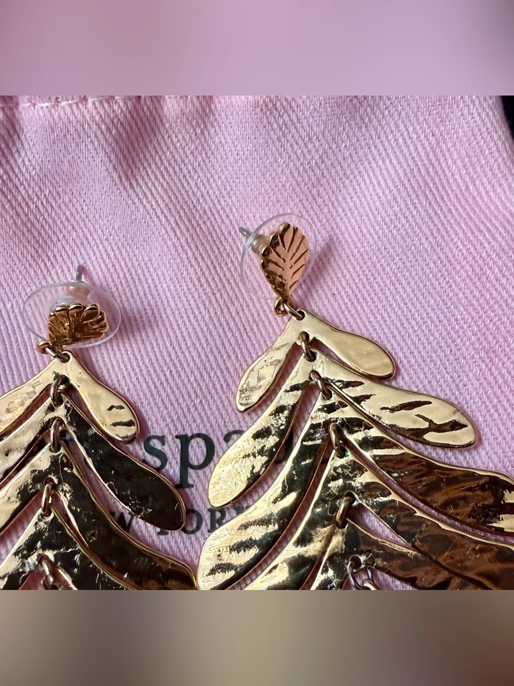 Kate Spade Leaf Earrings